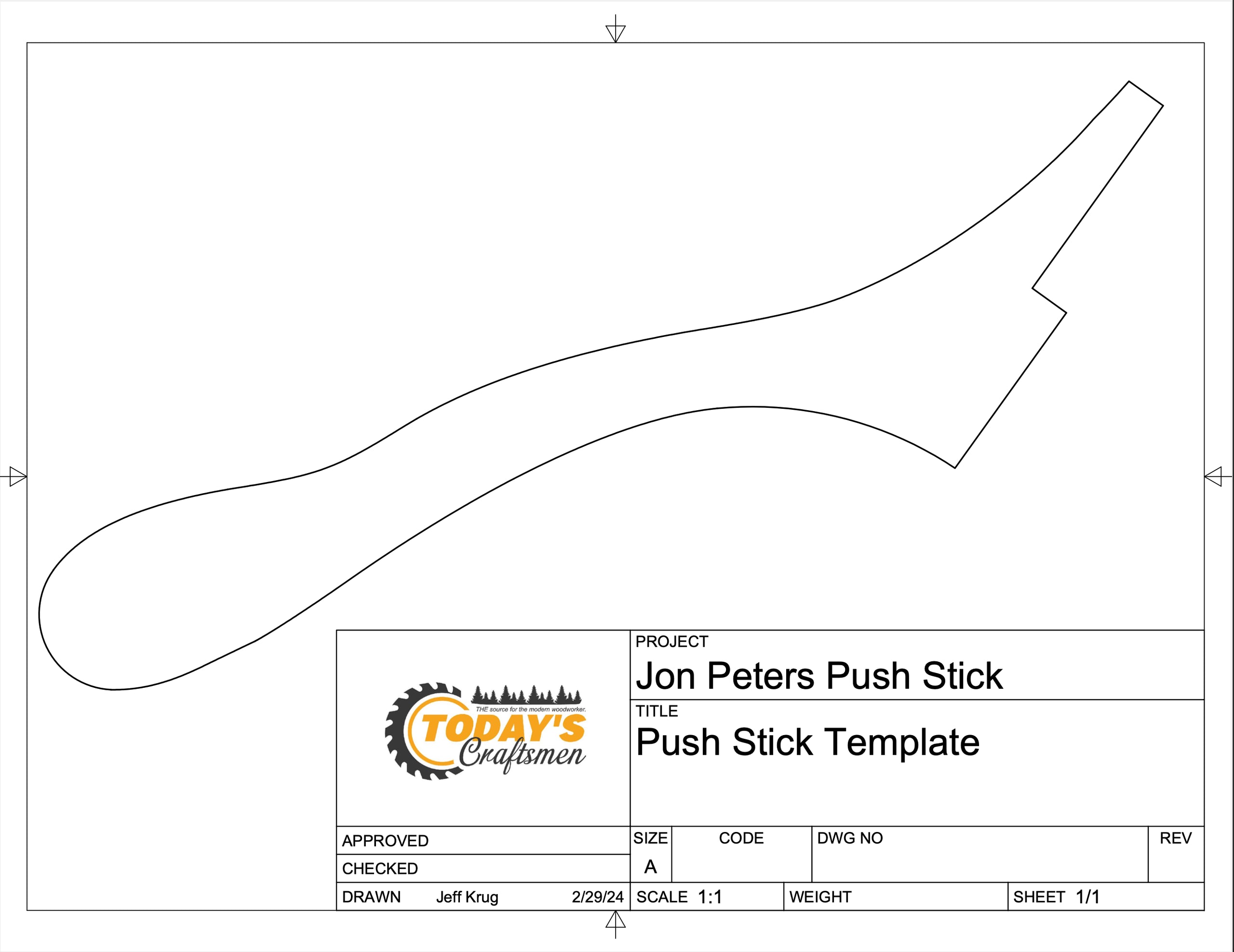 Push Stick File Jon Peters Push Stick Template – Todays Craftsmen